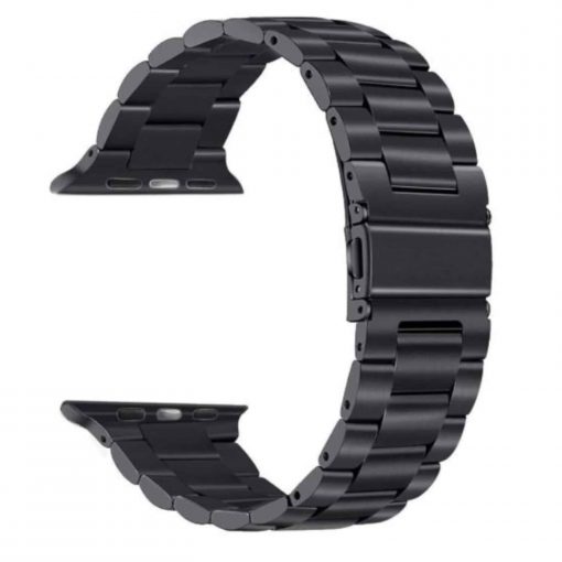 FocusFit Apple Replacement Interlinking Watch Strap Dual Folding Clasp