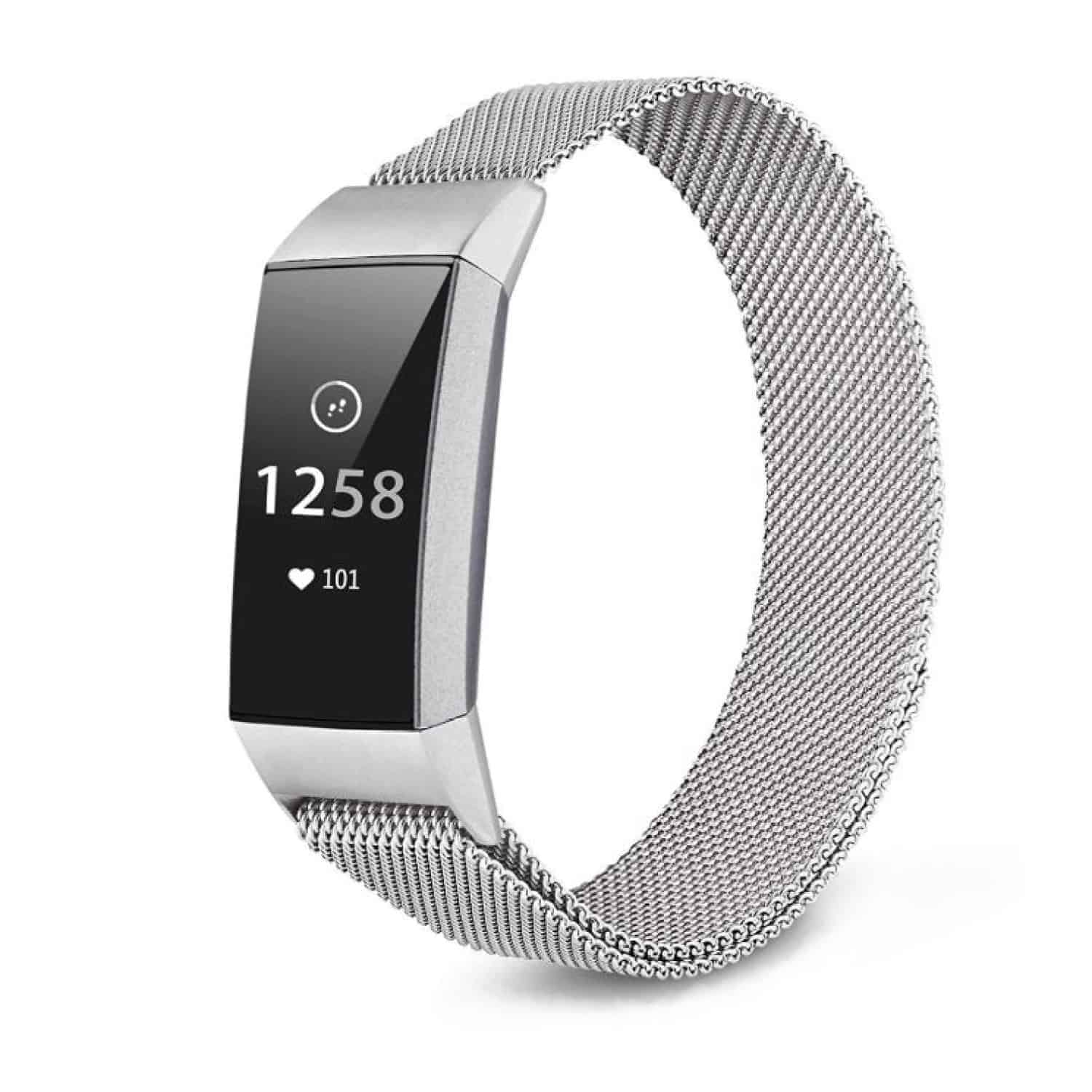 Milanese loop For fitbit charge 3 bands replacement charge4