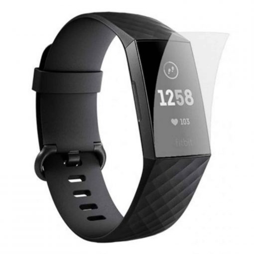 FocusFit Clear TPU Flexible Screen Protector for Fitbit Charge 3