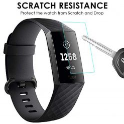 FocusFit Clear TPU Flexible Screen Protector for Fitbit Charge 3