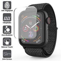 FocusFit Apple Watch Clear Tempered Glass Screen Protector