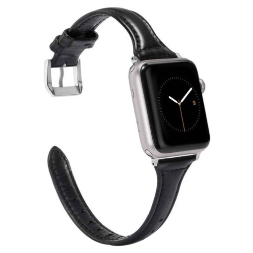 FocusFit Apple Watch Slim Leather Replacement Strap