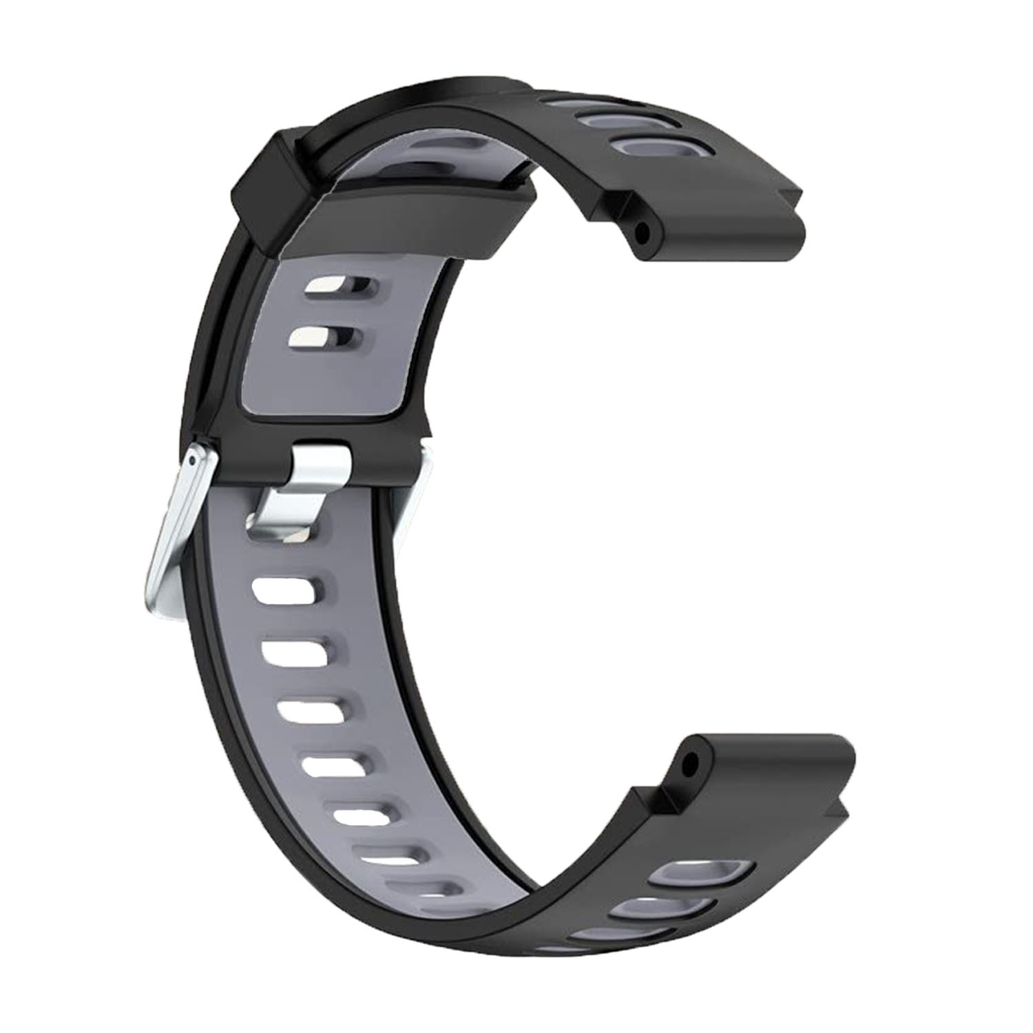 Bracelet Steel Buckle Silicone Strap pour Garmin-forerunner 735xt