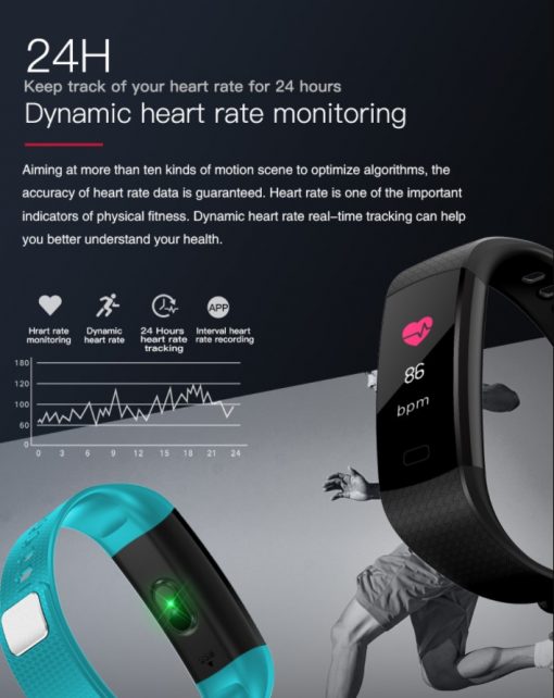 FocusFit Pro-Y5 Smartwatch andFitness Tracker