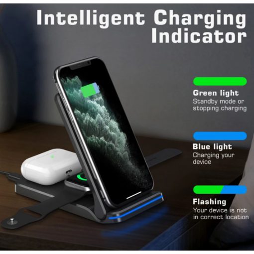 FocusFit High Quality 3 in 1 Wireless Table Charger
