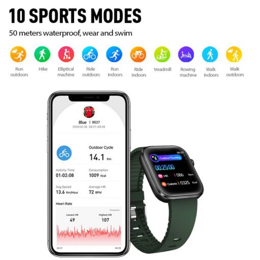 FocusFit Pro-GT2 Smartwatch and Fitness Tracker