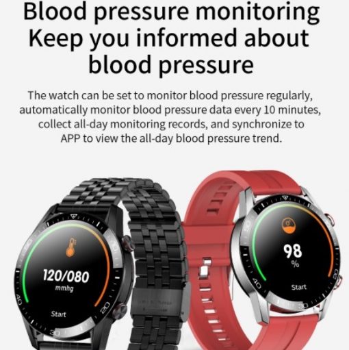 FocusFit Pro-TK28 Smartwatch and Fitness Tracker – Silicone Band