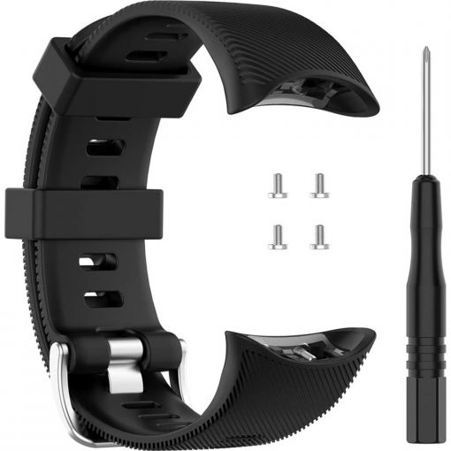 FocusFit Soft Silicone Replacement Watch Band Strap for Garmin Forerunner 45/ 45S
