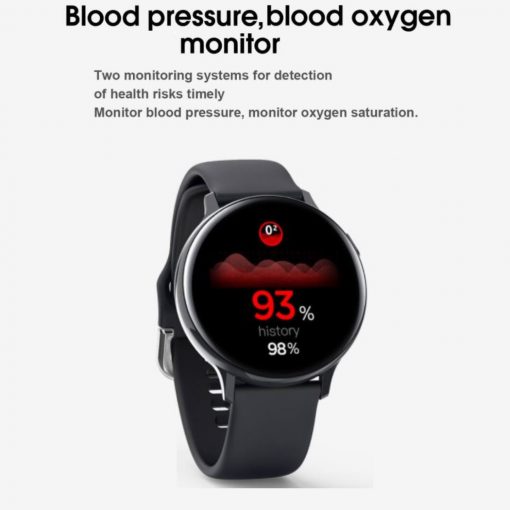 Smart Watch Fitness Tracker ECG Heart Rate Blood Pressure Oxygen IP68 Waterproof Support Android IOS Smartwatch