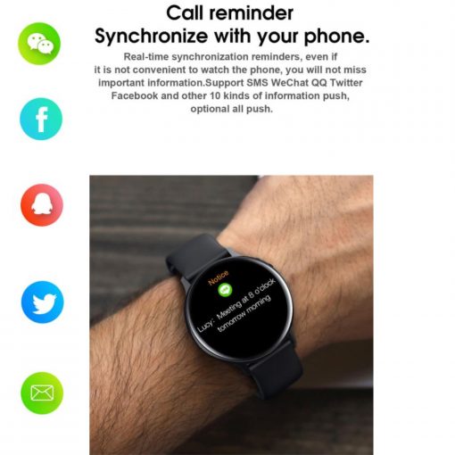 Smart Watch Fitness Tracker ECG Heart Rate Blood Pressure Oxygen IP68 Waterproof Support Android IOS Smartwatch