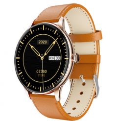 FocusFIt Pro – T2 Smartwatch and Fitness Tracker Leather