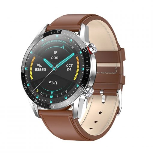 FocusFit Pro â€“ L13 IP68 High End Leather Smartwatch and Fitness Tracker