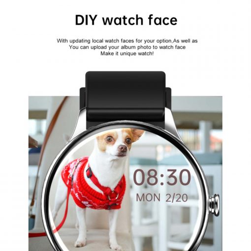 FocusFIt Pro – T2 Smartwatch and Fitness Tracker Leather