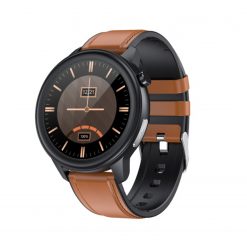 FocusFit Pro â€“ E80 Smartwatch and Fitness Tracker – Leather