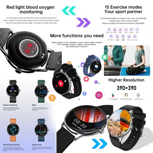 FocusFit Pro – T2 Smartwatch and Fitness Tracker