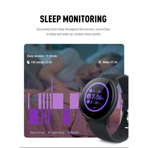 FocusFit V12C Fitness Tracker Body Temperature Heart Rate Monitor