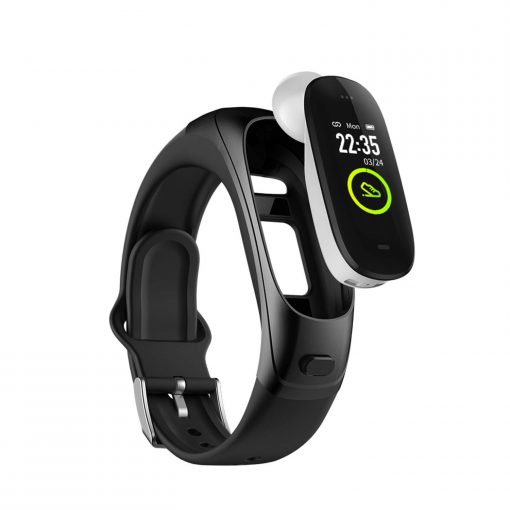 FocusFit Smartwatch with Bluetooth Earphone Heart Rate Blood Pressure Sleep Monitor